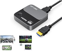 MT-VIKI Adaptador Dongle de pantalla HDMI inalámbrico 4K, transmisor inalámbrico, entrada y salida de 4K @60Hz, transmisión de video multimedia para monitorear desde Mac iOS Android Windows