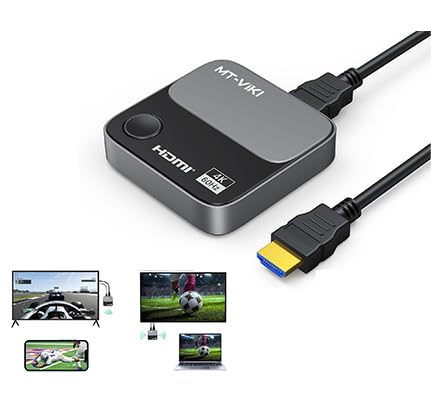 MT-VIKI 4K Wireless HDMI Display Dongle Adapter, Wireless Transmitter, 4K@60Hz Input & Output, Streaming Media Video to Monitor from Mac iOS Android Windows, Support Airplay DLNA Miracast