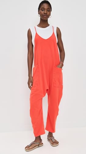 Image of Free People Women's Hot Shot Onesie, Scarlett, Red, S