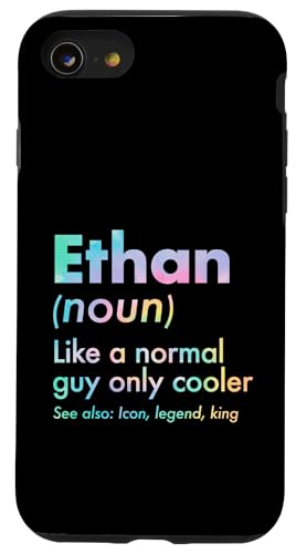 Ethan Like A Normal Guy Only Cooler Legend King �t�@�[�X�g�l�[�� �X�}�z�P�[�X iPhone SE (2020) / 7 / 8 �p