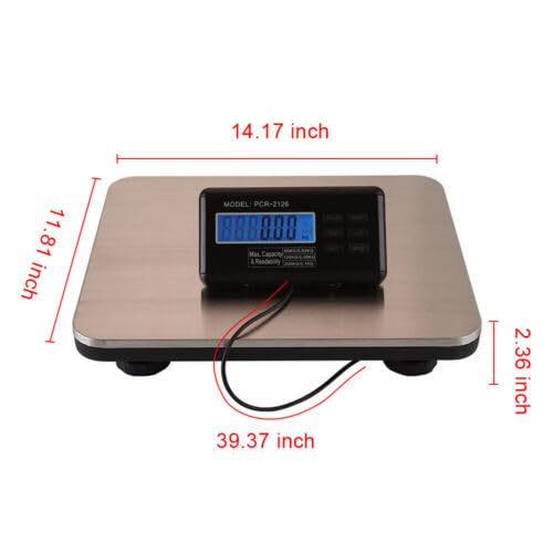 Báscula digital multifuncional acero inoxidable 660lb miniatura 7