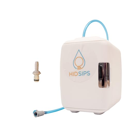 HID SIPS Water Dispenser Mini Fridge, 4L, Universal Fit for Water Dispensers, 1x HID SIPS 4L Dispenser Mini Fridge, 1x Dishwasher Safe Water Storage Reservoir, 1x Dispenser Quick Connect Adaptor