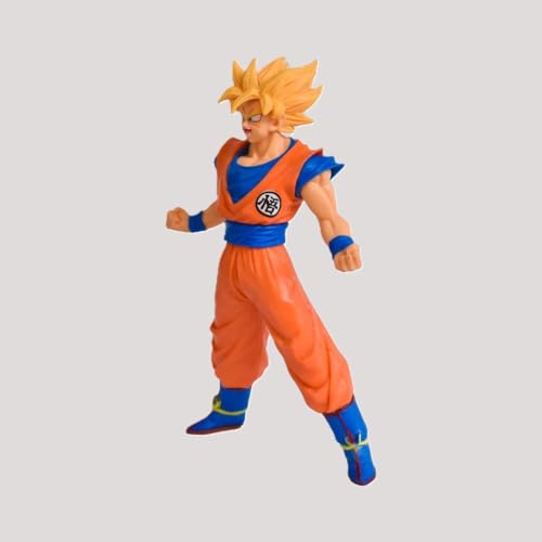 Image of Awestuffs Goku Super Saiyan Large Action Figure Limited Edition Figure Manga Toy Collectible (Goku Super Saiyan)
