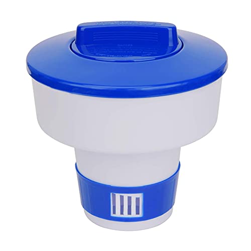 QHTY Chlorine Floater, 7  Large Capacity Premium Pool Chlorine Floater Pool Chlorine Tablet Dispenser Fit to Chlorine Tablets 3 inch
