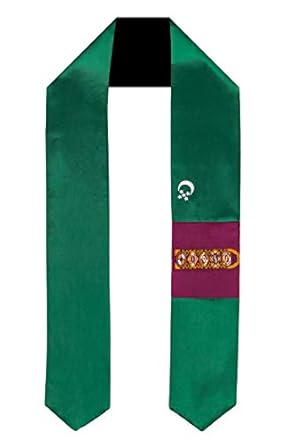 Vision Wear Nigeria Flag Graduation Sash Stole International Study Abroad | INDIA - View #6