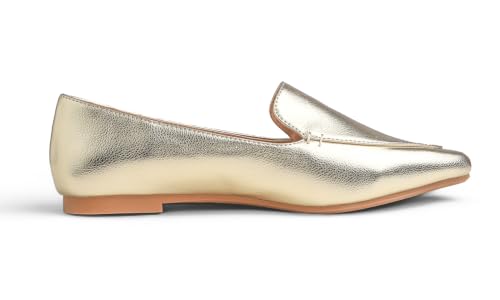 Image of FEVERSOLE Women's Loafer Flat Pointed Fashion Slip On Comfort Driving Office Shoes