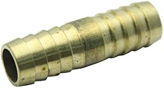 LTWFITTING Brass Barb Splicer Mender 16mm ID Hose Fitting Air Boat Fuel Hose Joine (Pack of 5)