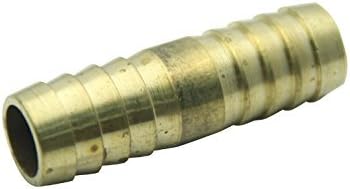 LTWFITTING Brass Barb Splicer Mender 16mm ID Hose Fitting Air Boat Fuel Hose Joine (Pack of 5)