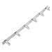 BEIYI Stainless Steel Coat Hook Rack Wall Mount Door Heavy Duty Ultra Strong Life-Long Lasting Hanger for Men & Women Robe Coat Towel Keys Bags Home Kitchen Bathroom Garden Garage (6 hooks)