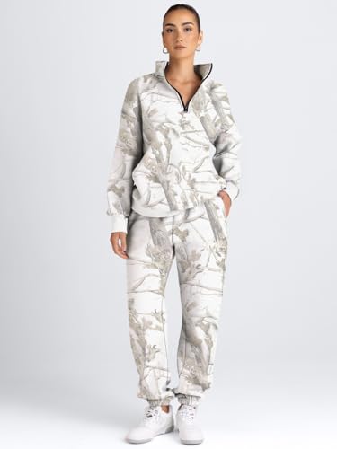Image of AUTOMET Women's Sweatsuits 2 Piece Outfits Lounge Sets