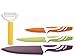 Produktbild H&H Set Messer, Antihaft, mit Kartoffelschäler, Edelstahl, Gemischte Farben, 3 Stück