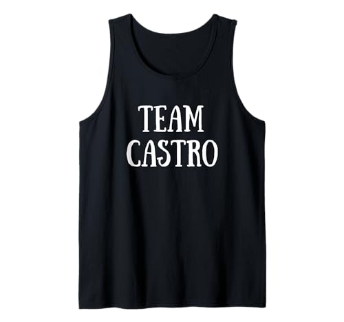 Team Castro Family Name Castro Last Name Débardeur