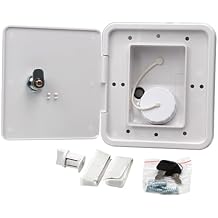 Gravity-Fresh Water Fill for with Keys-Screws Inlet-Filter Lockable for Boat-Camper Caravan-Trailer Acces ABS