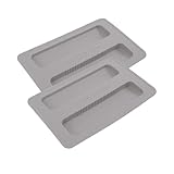 2 Pack Toaster Cover 2 Slice Toaster Cover Silicone Toaster Lid Bread Machine Cover Bread Maker Accessories (Grey)