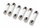 Fast Acting Ceramic Cartridge Fuse Fuses Replacements for Generac Replaces 10000005117 6.3A 250VAC 5MMX20MM 6.3 AMP (6-Pack)