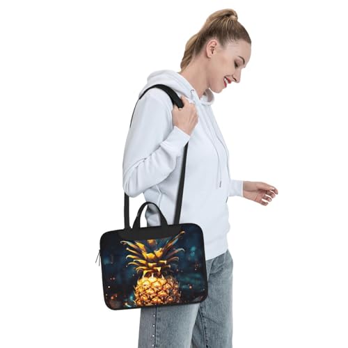 Bolso de hombro para laptop KHiry 14 pulgadas negro miniatura 7