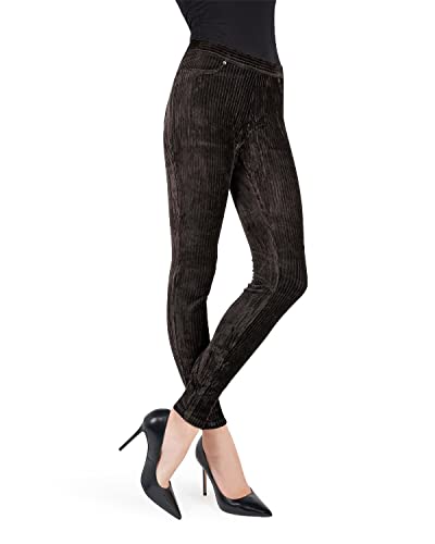 Royal Ease Wide-Rib Corduroy Legging Mq-010 Black Small / Medium #TOP3