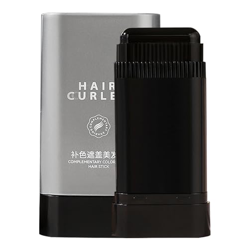 Barra de color para el cabello con peine integrado, resistente al agua y al sudor, seguro y práctico, corrector portátil para mujeres y hombres, cobertura de cabello