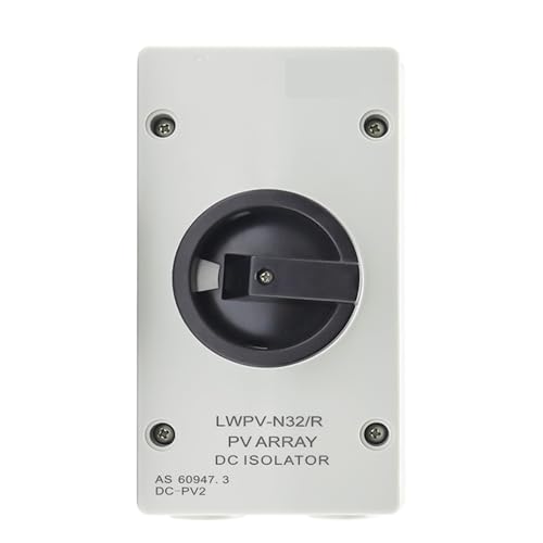 Interrupteur sectionneur rotatif pour sécuriser vos panneaux solaires PV 1200V 32A