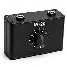 [Precise Signal Adjustment] With stepless tuning for instruments and dynamic microphones, this inline device works as a volume control that helps fine tune output levels for studio monitoring, live performance, and daily audio setup use. [Clean Passi...