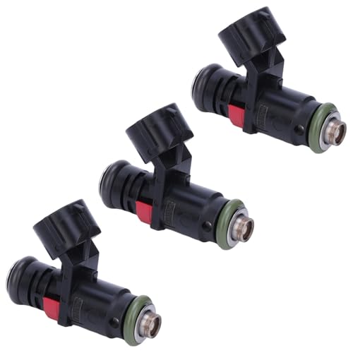 Slakerbe 03E906031C Lot de 3 injecteurs compatibles avec Polo 9N Cordoba 6L Ibiza 6L Fabia 6Y Roomster 5J 1.2, 03E906031C Unité d'injection de carburant – vue 8