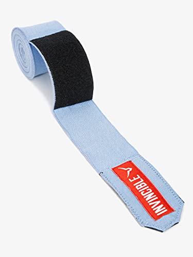 Image of Invincible Mexican Style Semi-Stretch Hand Wraps (Sea Blue, 4.5 Meter)