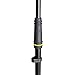Gravity MS 2222 B Short Microphone Stand with Round Base and 2-Point Adjustment Telescoping Boom (GMS2222B)