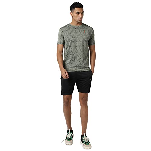 Image of Campus Sutra Men Polyester Regular Fit T-Shirt