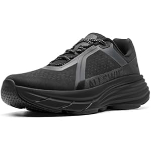 Men's Cushion Lightweight Walking Running Shoes Tennis Non-Slip Comfortable Jogging Workout Gym Athletic Breathable ActiveAiry Fashion Sneakers 11.5 Black