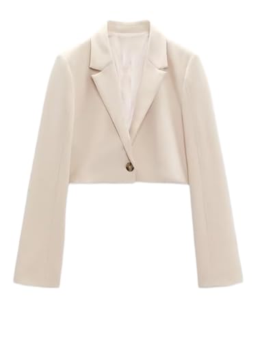 Veste croisée femme avec revers cranté et coupe ajustée