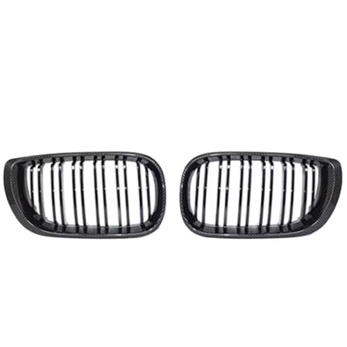 Calandre BMW E46 style berline double carbone pour route et ville