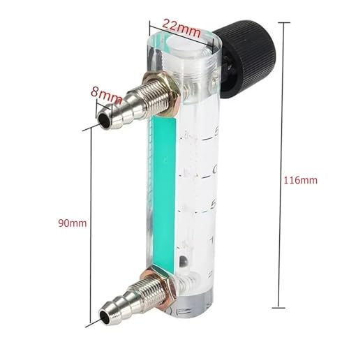 Dispositif de débit O2 et débitmètre de gaz 116mm avec interrupteur - 3