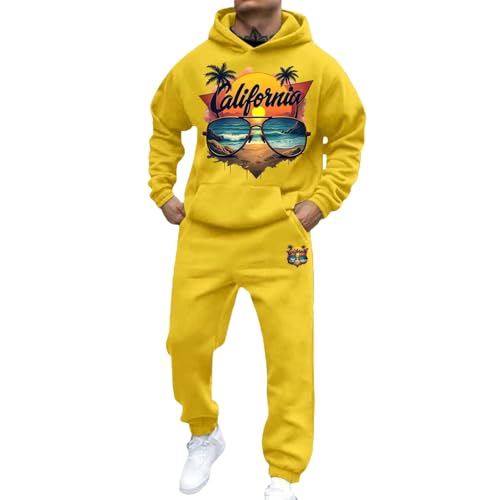 Tenue deux pièces homme jaune pour un confort optimal au quotidien