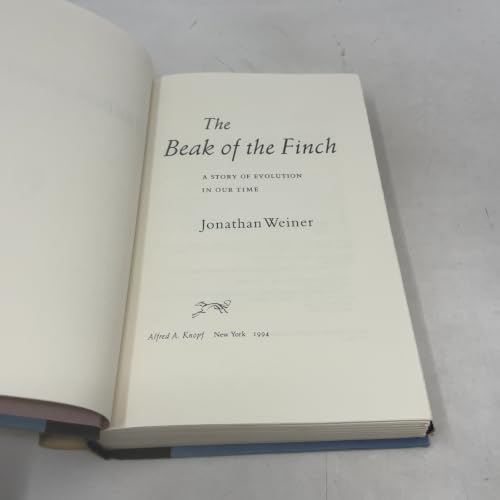 Image of The Beak of the Finch: A Story of Evolution in Our Time
