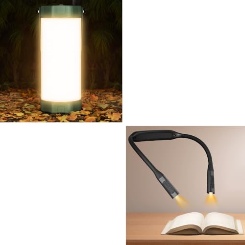 Glocusent 1 Pack LED Camping Lantern Rechargeable 1 Pack Ergonomic