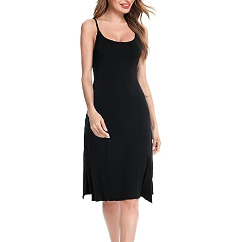 Vlazom Women's Soft Spaghetti Strap Nightdress Cover