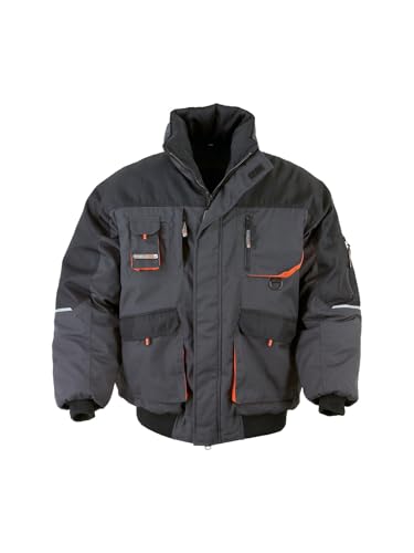 Terratrend Job 4629-2XL-1064 Herren Pilotenjacke, Schwarz/Anthrazit, Größe 2XL