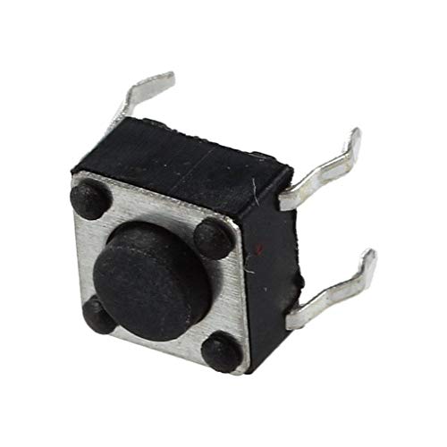 Daoki 100Pcs Tact Button Switch 6X6X4.5Mm 4Pin Dip Micro Panel Pcb Momentary Tactile Tact Push Button Switch #TOP3