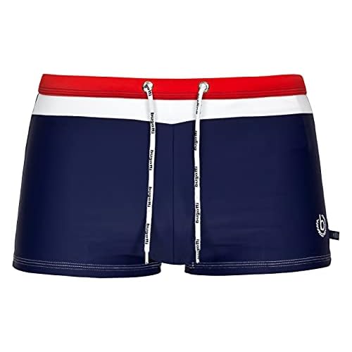 bugatti® - Herren Badehose/Badepants in Marineblau/rot, Größe XL (Herstellergröße: 7)