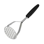 Chef Craft Select Sturdy Masher, 10.25 inch, Stainless Steel/Black