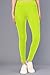 Leggings Depot Yoga Solid Leggings, Neon Lime, Plus Size