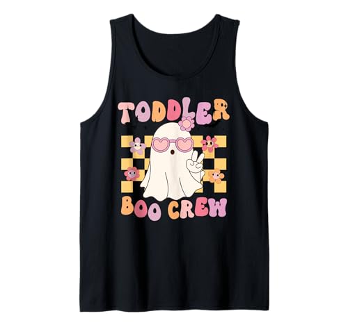 Disfraz de Halloween para niños pequeños Boo Crew Camiseta sin Mangas