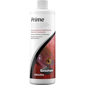 Seachem Prime Fresh and Saltwater Conditioner – Chemical Remover and Detoxifier 500 ml