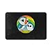 Tapis de porte imprimé 3D Puffin Rock Footpad Polyester Anti-dérapant Lavable Chambre avant Couloir Cuisine Chambre balcon toilettes Décoration de la maison Cadeau de pendaison de crémaillère 20"x32"