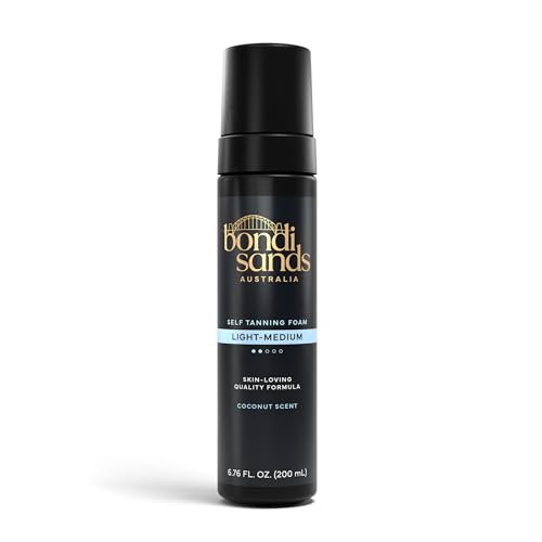 Bondi Sands - Mousse autobronzante Light/Medium - Mousse autobronzante pour un bronzage naturel sans exposition au soleil, 200 ml