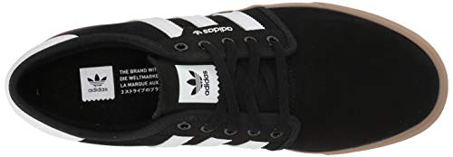 Adidas Originals Men's Seeley Sneaker, Black/White/Gum, 9 #TOP4