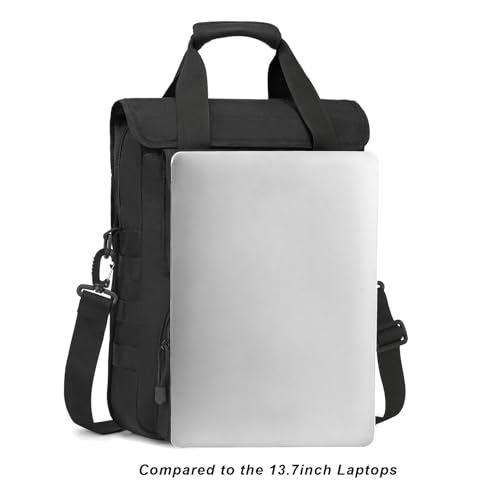 ArcEnCiel 12.9-14 Inch Laptop Tactical Messenger Bag Men MOLLE Sling Pack Briefcase Gear Handbags Utility Carry Satchel3
