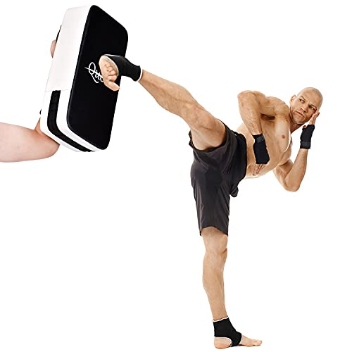 Queta Schlagpolster Schlagkissen PU Leder Handpratzen Schlagpratzen Kickschild Boxsack für Kickboxen Thaiboxen Karate UFC MMA (1PSC)