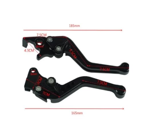 Palanca freno motocicleta universal para reparar maneta rota con tambor ajuste universal de aluminio 7