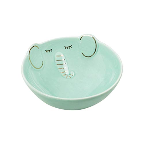Glad Elephant Teal Bowl